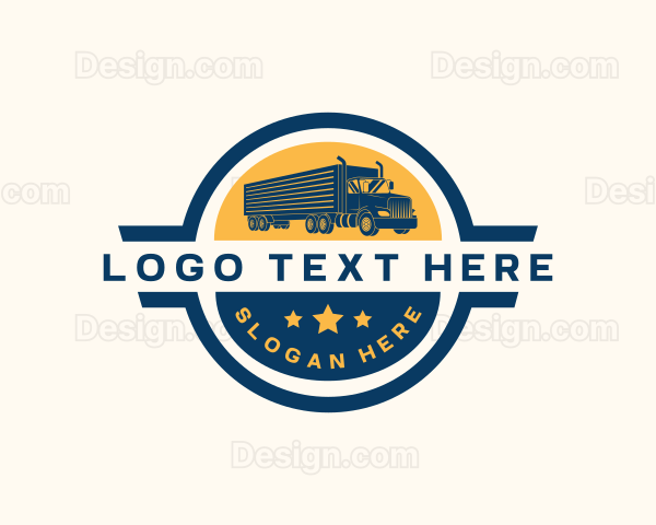 Trucking Cargo Delivery Logo