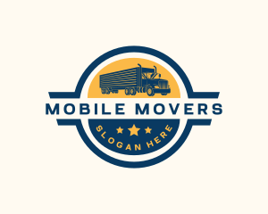 Trucking Cargo Delivery logo design