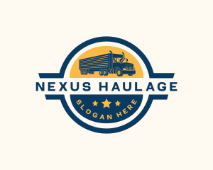 Trucking Cargo Delivery logo design