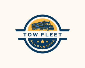 Trucking Cargo Delivery logo design