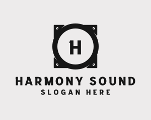 Speaker Audio Sound System logo design