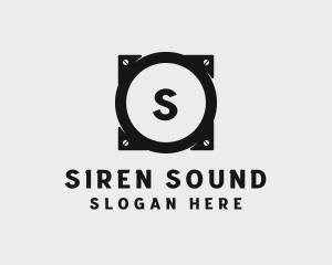 Speaker Audio Sound System logo design