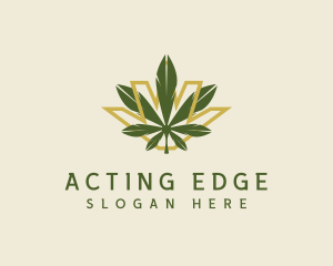 Cannabis Leaf Plant logo design