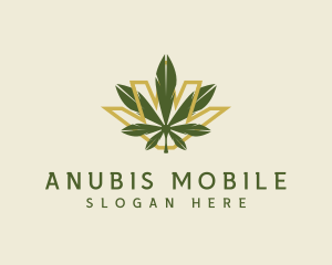 Cannabis Leaf Plant logo design