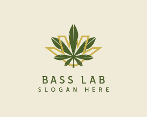 Cannabis Leaf Plant logo design