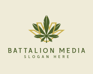 Cannabis Leaf Plant logo design