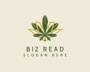 Cannabis Leaf Plant logo design