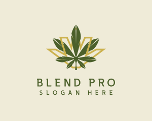 Cannabis Leaf Plant logo design