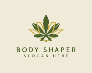 Cannabis Leaf Plant logo design