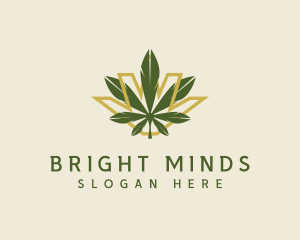 Cannabis Leaf Plant logo
