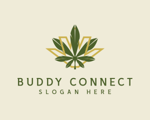 Cannabis Leaf Plant logo design