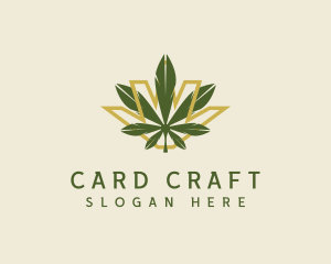 Cannabis Leaf Plant logo design