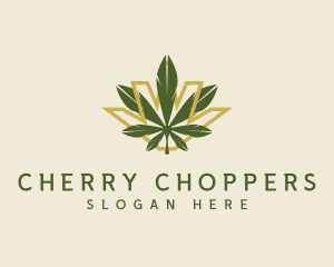 Cannabis Leaf Plant logo design