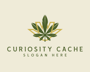 Cannabis Leaf Plant logo design