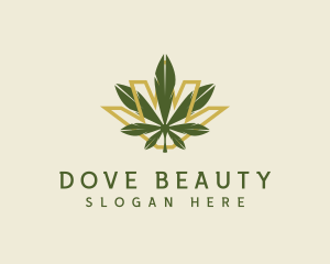 Cannabis Leaf Plant logo design