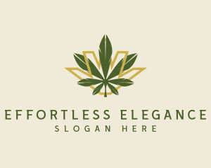 Cannabis Leaf Plant logo design