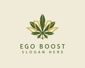 Cannabis Leaf Plant logo design