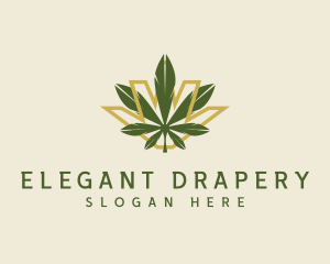 Cannabis Leaf Plant logo design