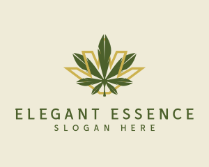 Cannabis Leaf Plant logo design