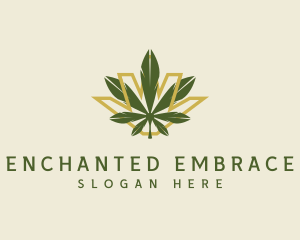 Cannabis Leaf Plant logo design