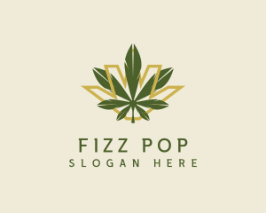 Cannabis Leaf Plant logo design