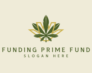 Cannabis Leaf Plant logo design