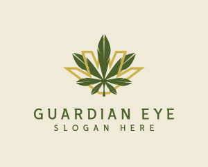 Cannabis Leaf Plant logo design