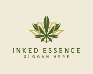 Cannabis Leaf Plant logo design