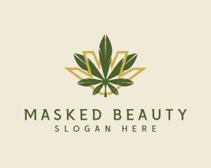 Cannabis Leaf Plant logo design