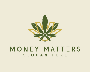 Cannabis Leaf Plant logo design