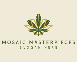 Cannabis Leaf Plant logo design