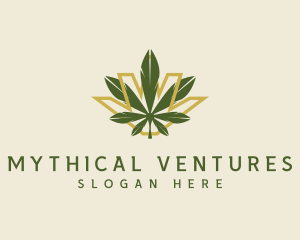 Cannabis Leaf Plant logo design