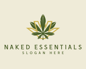 Cannabis Leaf Plant logo design