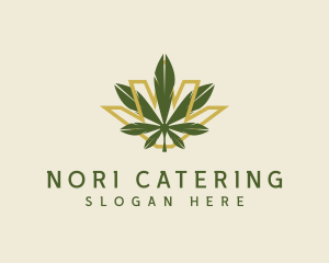 Cannabis Leaf Plant logo design