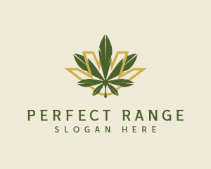 Cannabis Leaf Plant logo design