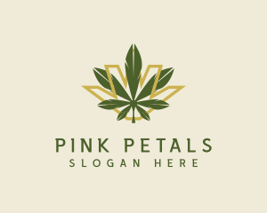 Cannabis Leaf Plant logo design