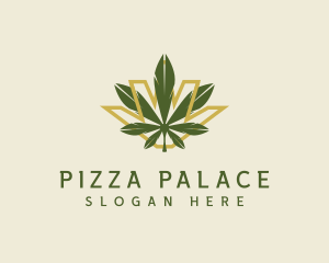 Cannabis Leaf Plant logo design