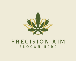 Cannabis Leaf Plant logo design