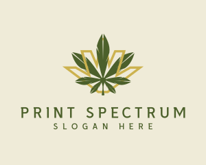 Cannabis Leaf Plant logo design