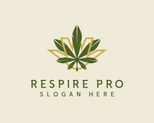 Cannabis Leaf Plant logo design