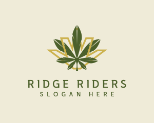 Cannabis Leaf Plant logo design