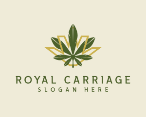 Cannabis Leaf Plant logo design