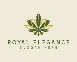 Cannabis Leaf Plant logo design