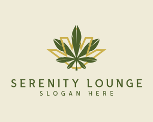 Cannabis Leaf Plant logo design