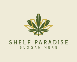 Cannabis Leaf Plant logo design