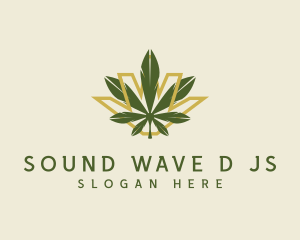 Cannabis Leaf Plant logo design