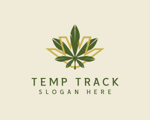 Cannabis Leaf Plant logo design