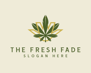 Cannabis Leaf Plant logo design