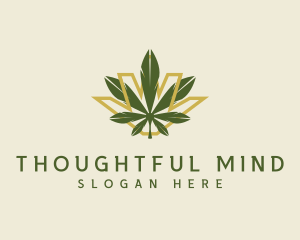 Cannabis Leaf Plant logo design