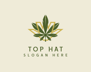 Cannabis Leaf Plant logo design